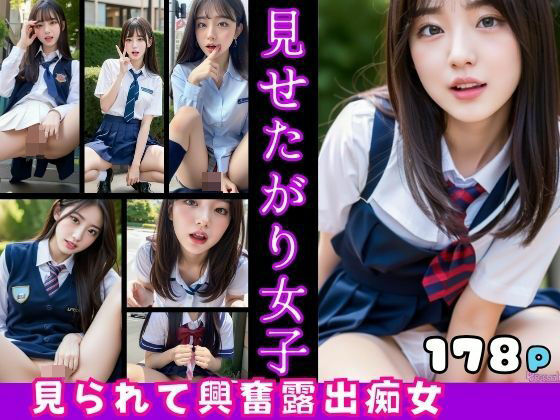 見せたがり女子 見られて興奮！露出痴女【ぱこぱこショップ】